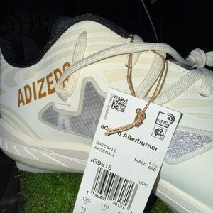 Adidas Black and Gold Athletic Shoes